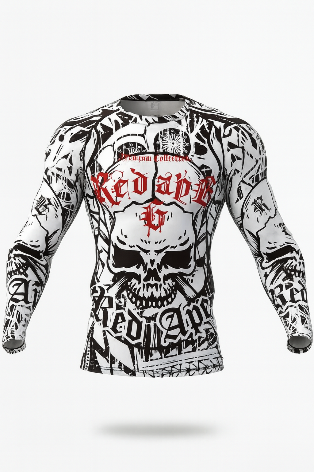Rashguard Red Ape – Manga Larga | BJJ, MMA y Deportes de Contacto